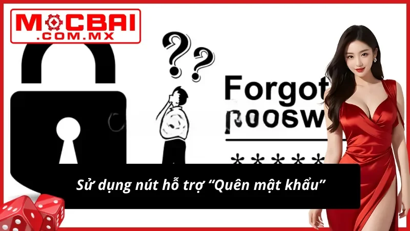 Cửa sổ quên mật khẩu đăng nhập